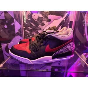 Jordan Legacy 312 Low Bred Cement Grey Gym Red Black SIZE:12